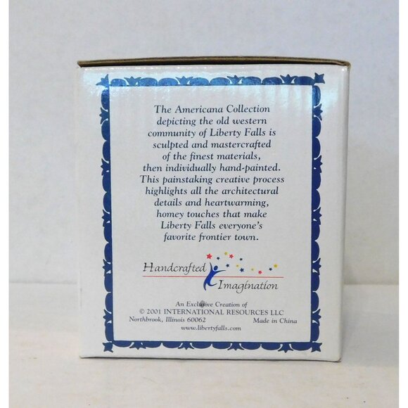 Liberty Falls Collection 1865 The New Claras Bakery 2001 AH230 Hand Painted - Picture 8 of 9